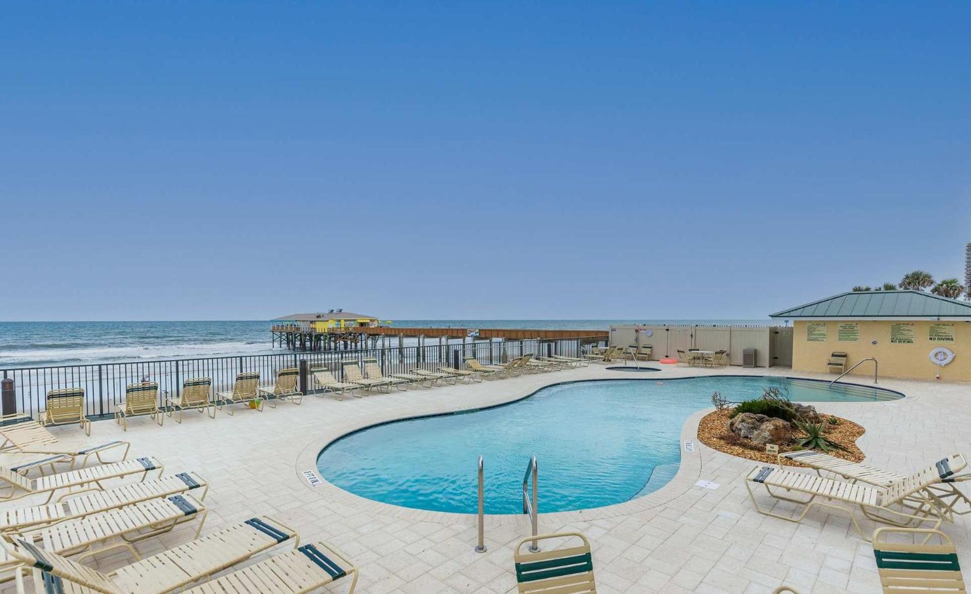 Ocean Front Condo With Amazing Views! Sunglow Resort 402 By Brightwild Daytona Beach Shores Exterior foto